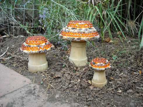 Mosaic Mushroom Garden